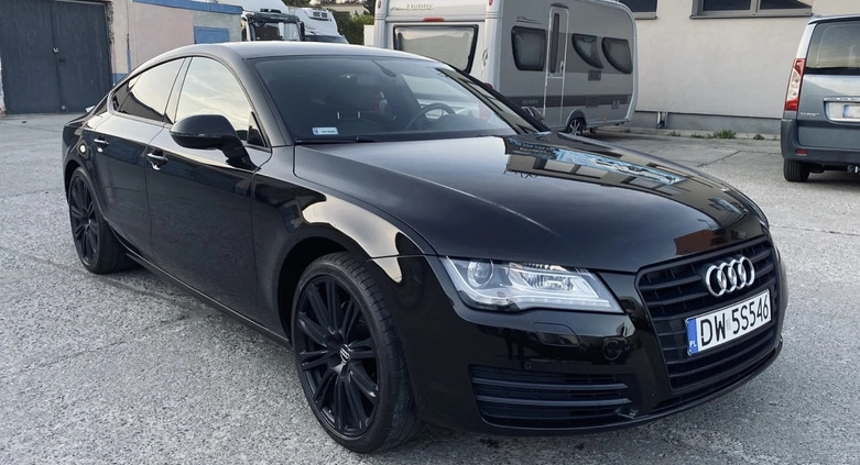 wrocław Audi A7 cena 64990 przebieg: 345000, rok produkcji 2012 z Wrocław